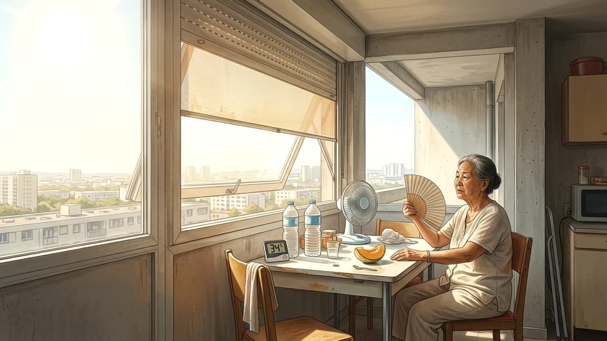 Canicule tại Pháp: Nỗi lo nhà ở xã hội biến thành 'lò nướng' giữa nắng nóng