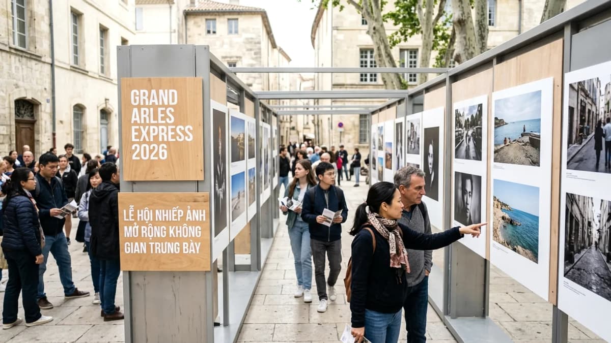 Grand Arles Express 2026: Lễ hội nhiếp ảnh mở rộng không gian trưng bày