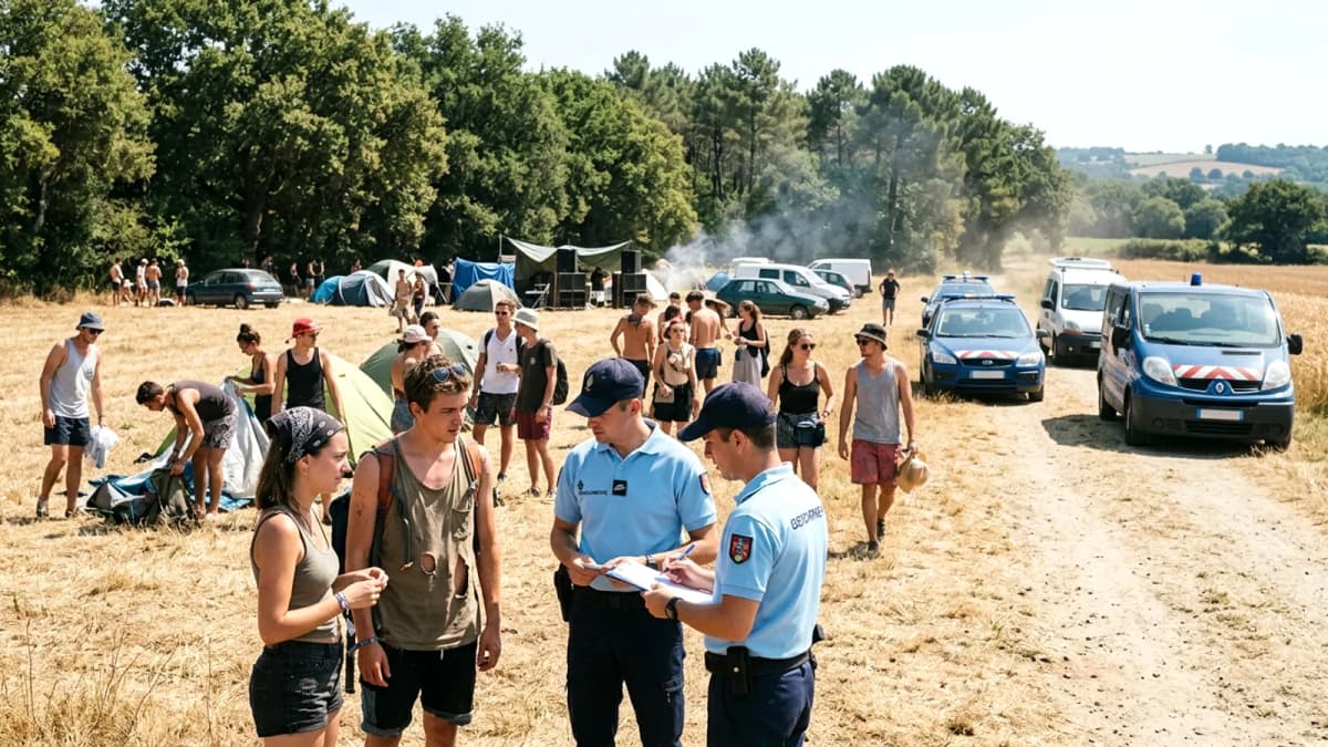 Morbihan: Rave-party trái phép giữa nắng nóng, chính quyền cảnh báo nguy hiểm